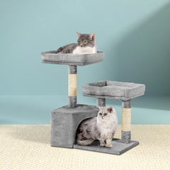 i.Pet Cat Tree 69cm Scratching Post Tower Scratcher Wood Condo House Bed Trees